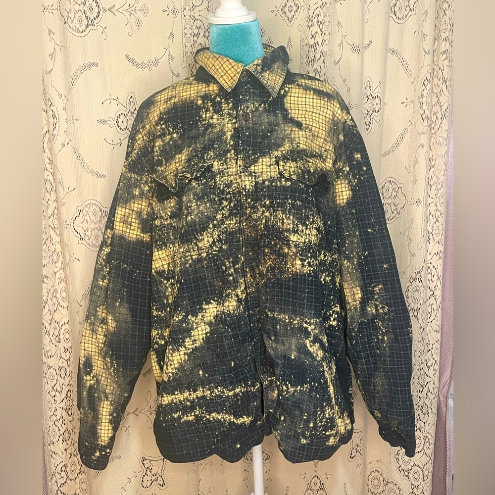 Covington: upcycled fleece lined flannel